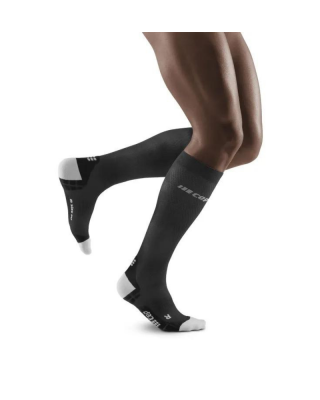 Men's running knee socks CEP ULTRALIGHT black/light grey